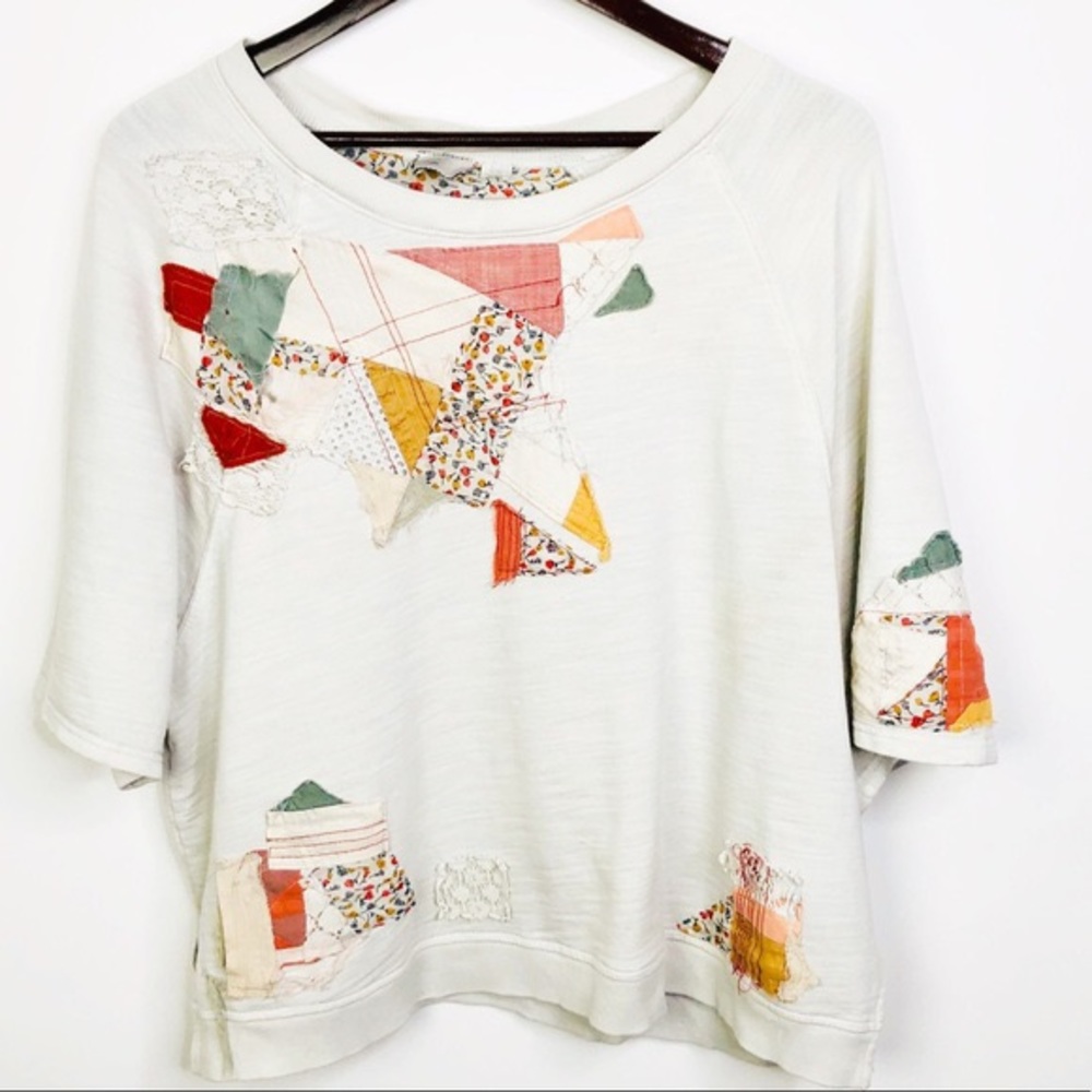 Anthropologie Patchwork Shirt